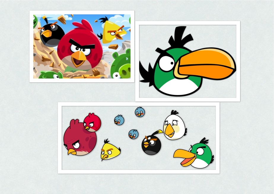 Angry Bird Collage