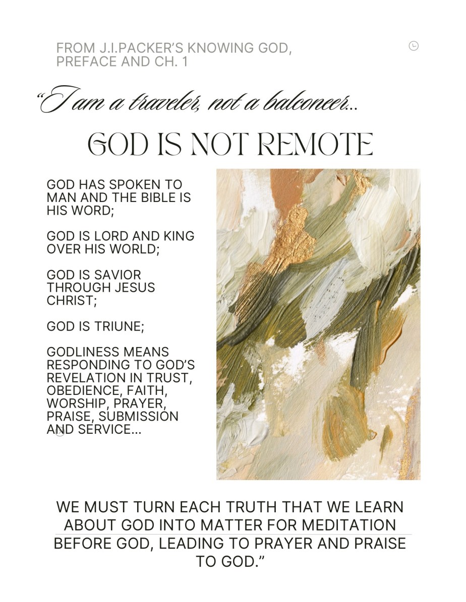 Know God, Not Just About&nbsp;Him